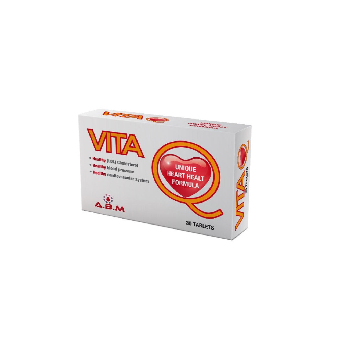 A.B.M, Vita Q Heart Health Formula 30 Tablets