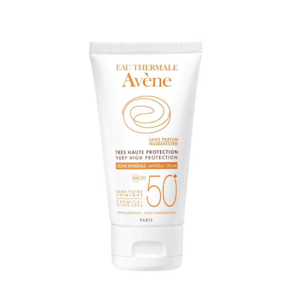 Avene, Mineral Cream Sunscreen SPF 50+ 50 ML