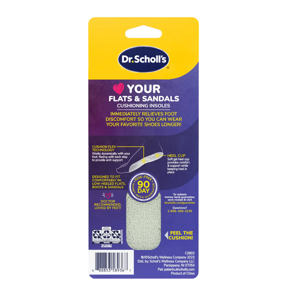 Dr. Scholl's, Love Your Flats & Sandals 3/4 Length Insoles