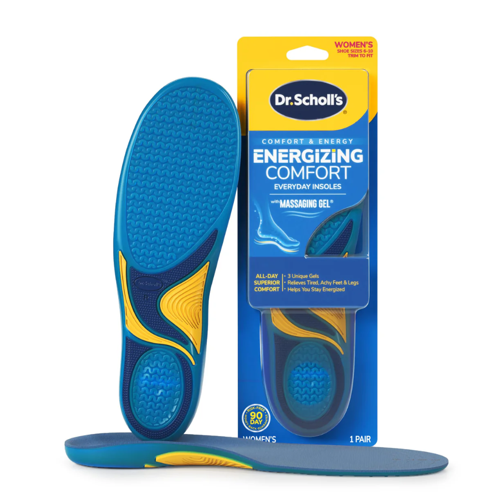 Dr. Scholl's, M Energizing Comfort Everyday Insoles with Massaging Gel