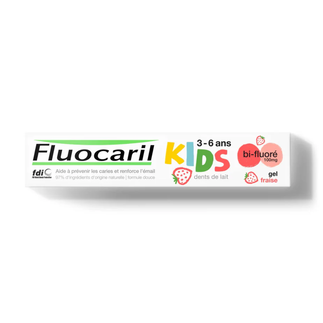 Fluocaril, Bi-Fluore Strawberry 0-6 Years Toothpaste