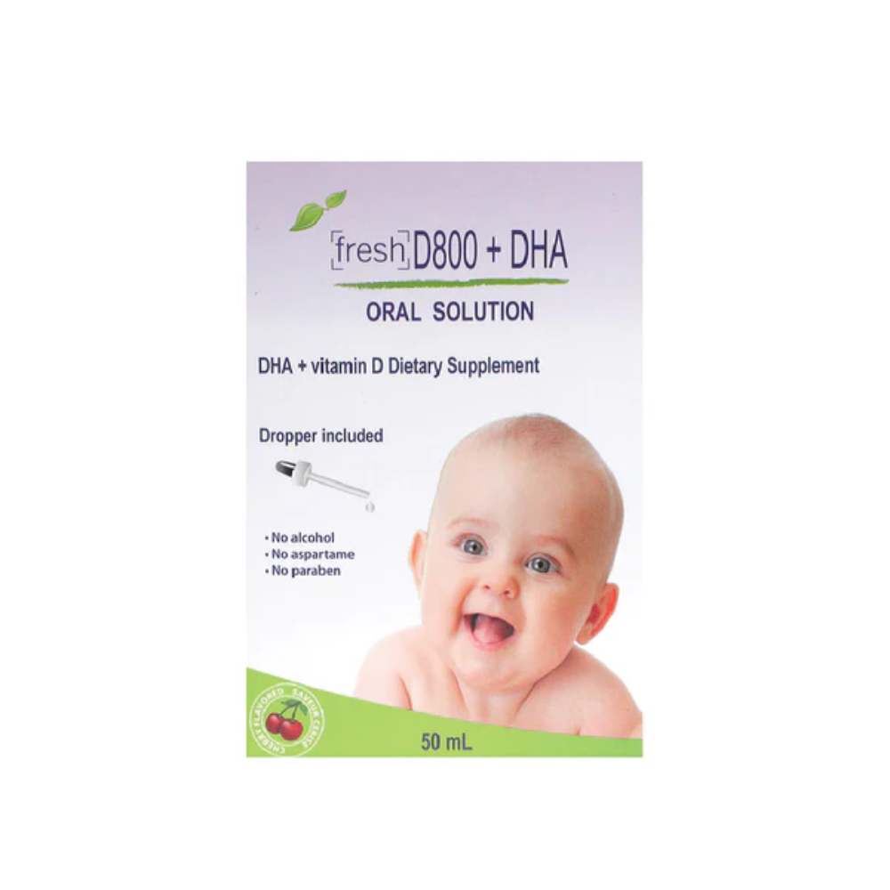Freshpharma, Fresh D 800 + DHA 50ML