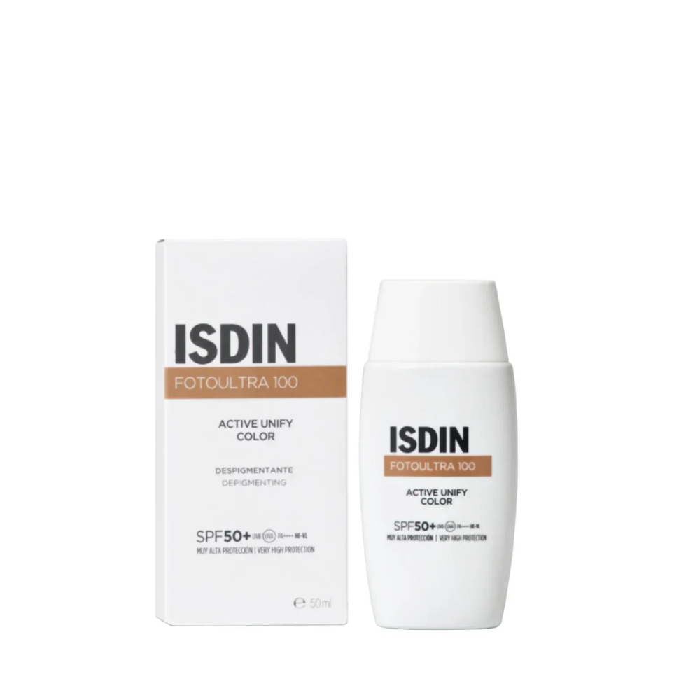 Isdin, Fotoultra 100 Active Unify Color Depigmenting SPF50+ 50ML