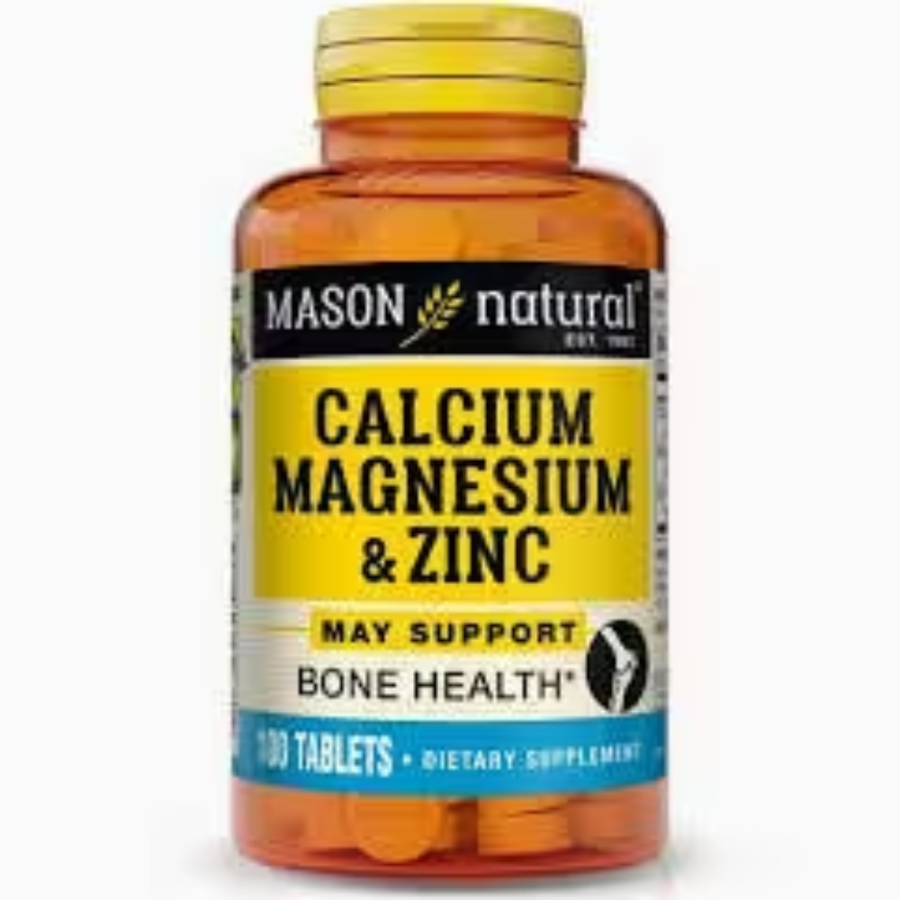 Mason, Calcium Magnesium & Zinc 100 Tablets