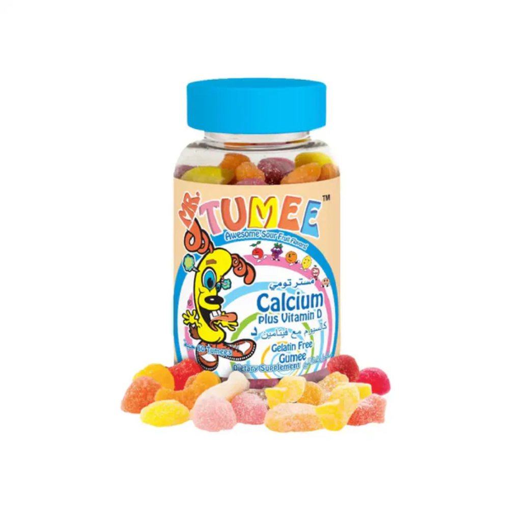 Mr. Tumee, Calcium + Vitamin D 60 Tabs