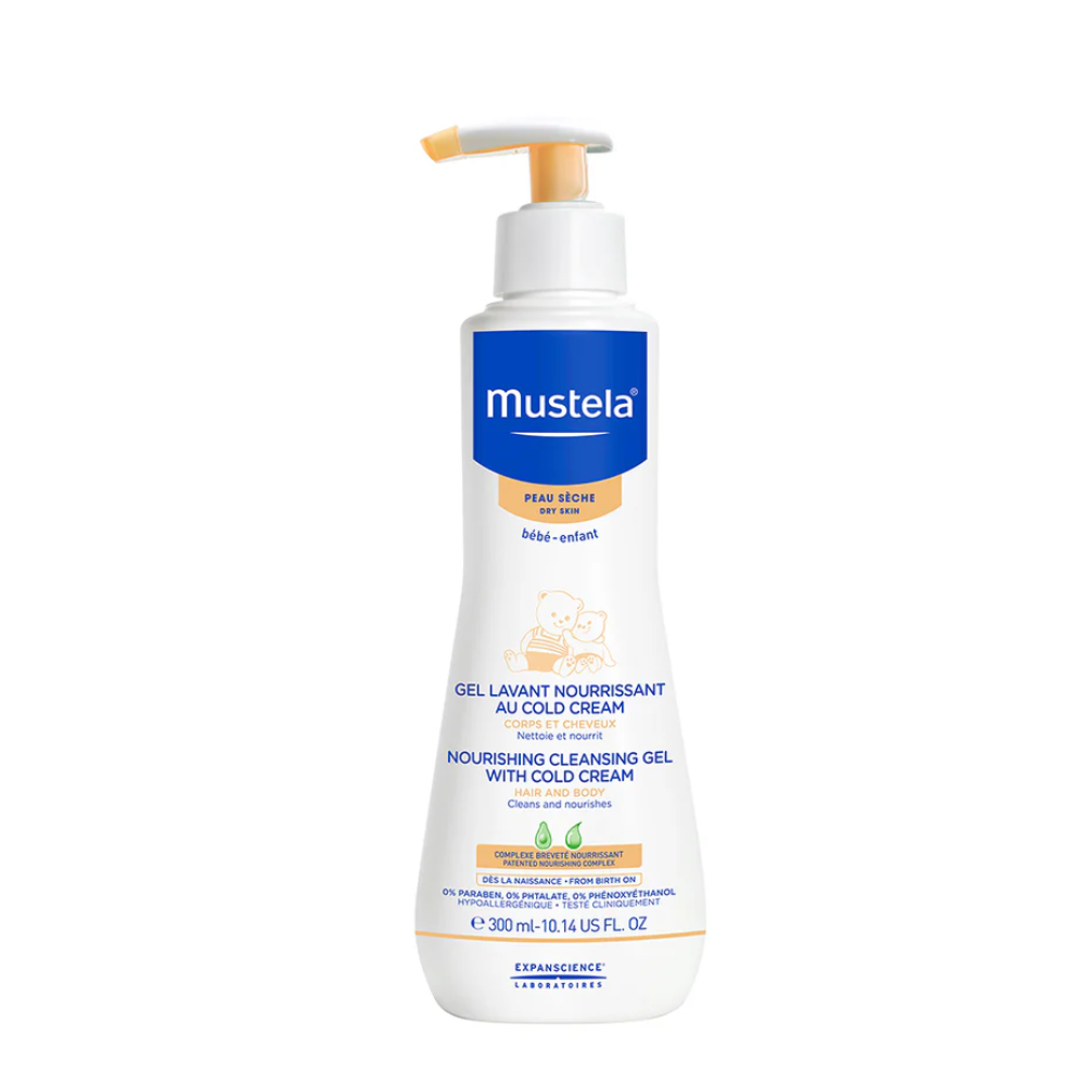 Mustela, Nourishing Cleansing Gel With Cold Cream-300 ML