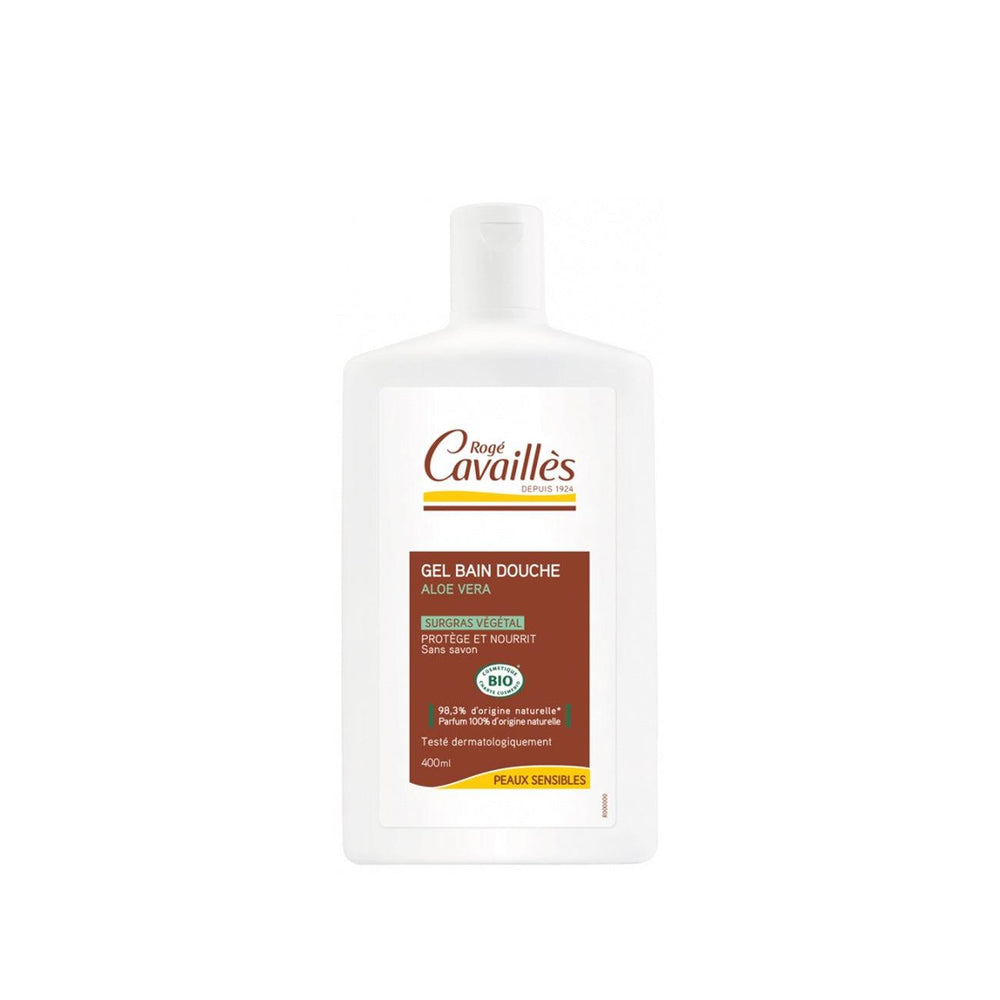 Roge Cavailles, Certified Organic Bath Shower Gel - Aloe Vera 400 ML