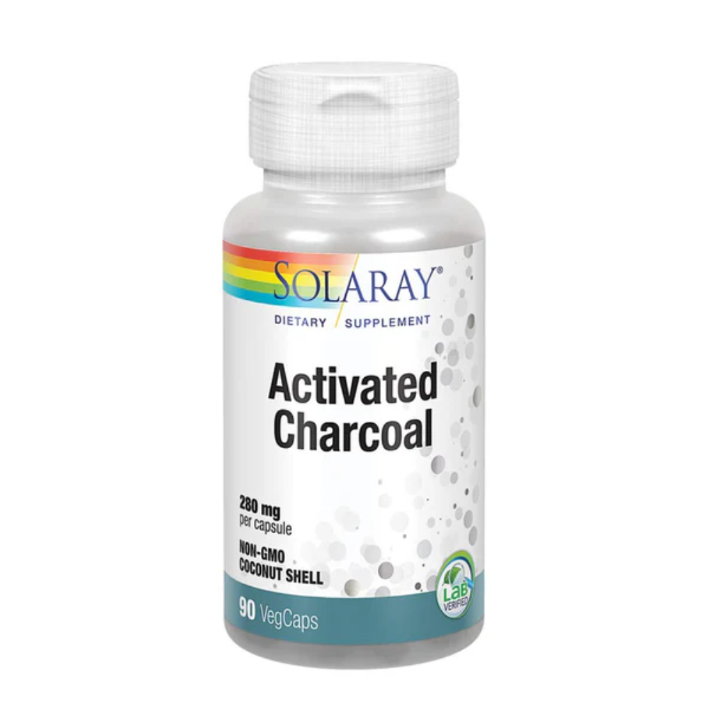 Solaray, Activated Charcoal 250 Mg 90 Caps