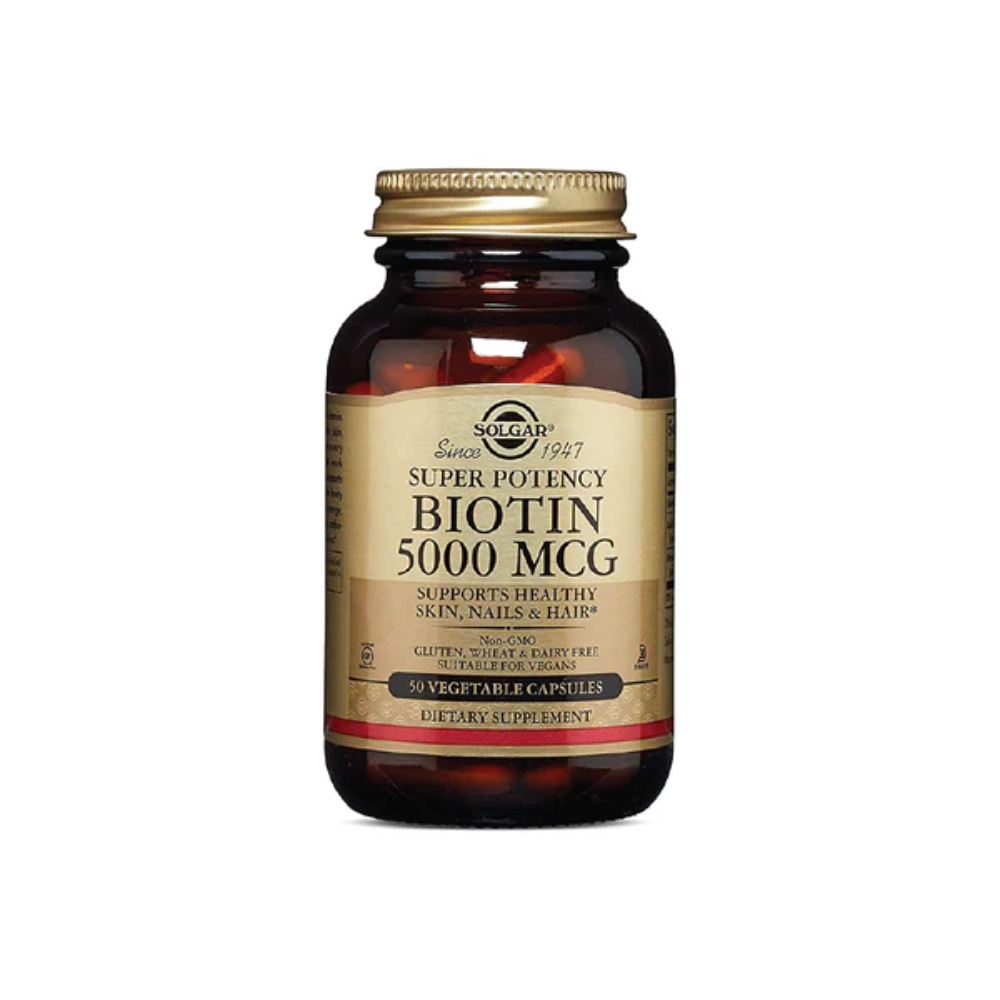 Solgar, Biotin 5000 MCG 50 Vegetable Caps