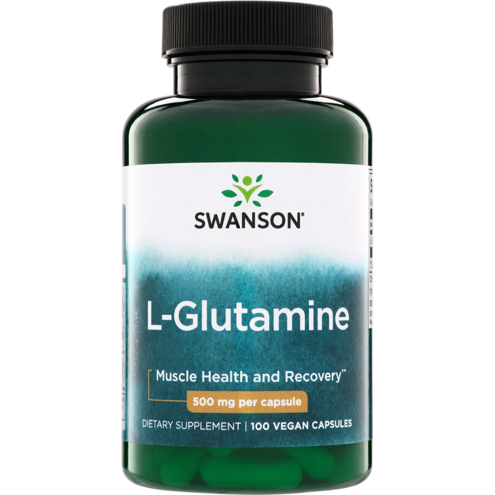 Swanson, L-Glutamine 500 mg 100 caps