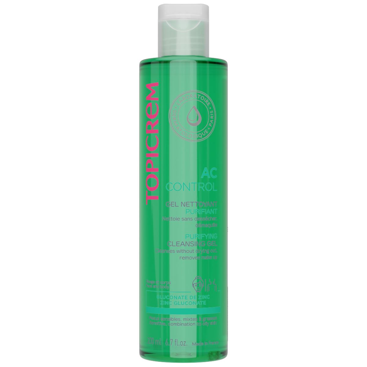 Topicrem AC Control Purifying Cleansing Gel 200ML