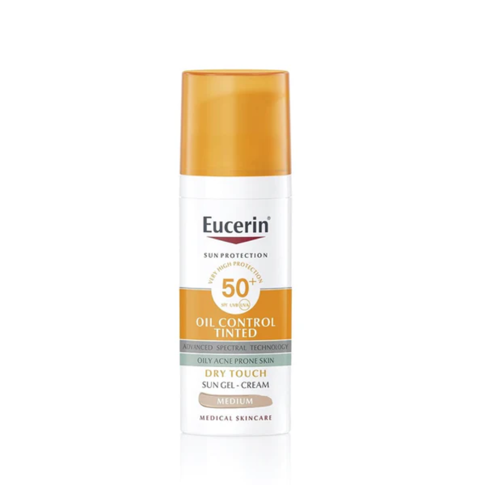 Eucerin, Sun Face Oil Control Tinted SPF 50+ Medium