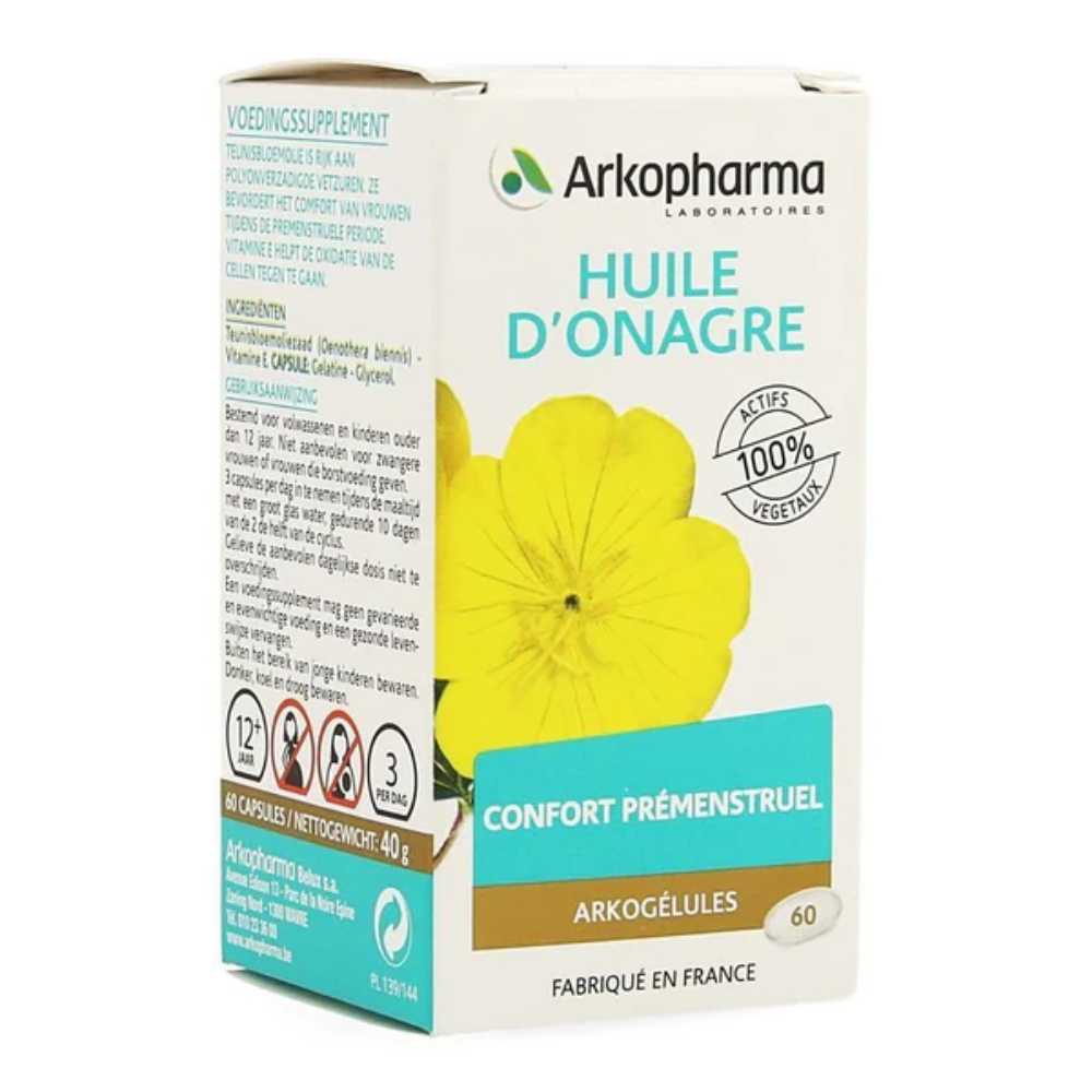 Arkopharma, Arkogélules Huile d’Onagre 60 Caps