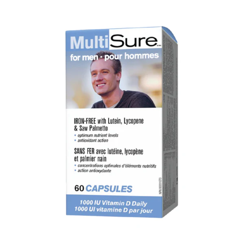 Webber Naturals, MultiSure Men 60 Caps