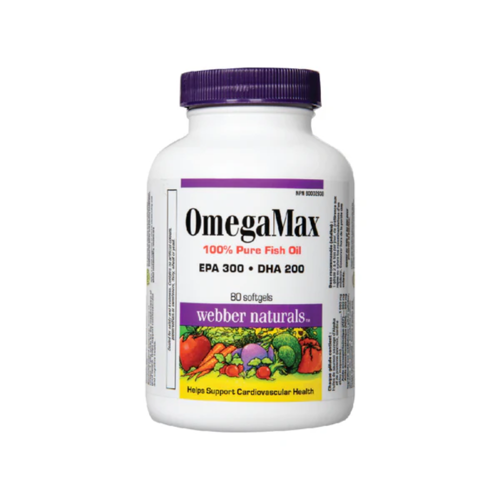 Webber Naturals, Omegamax 80 Softgels