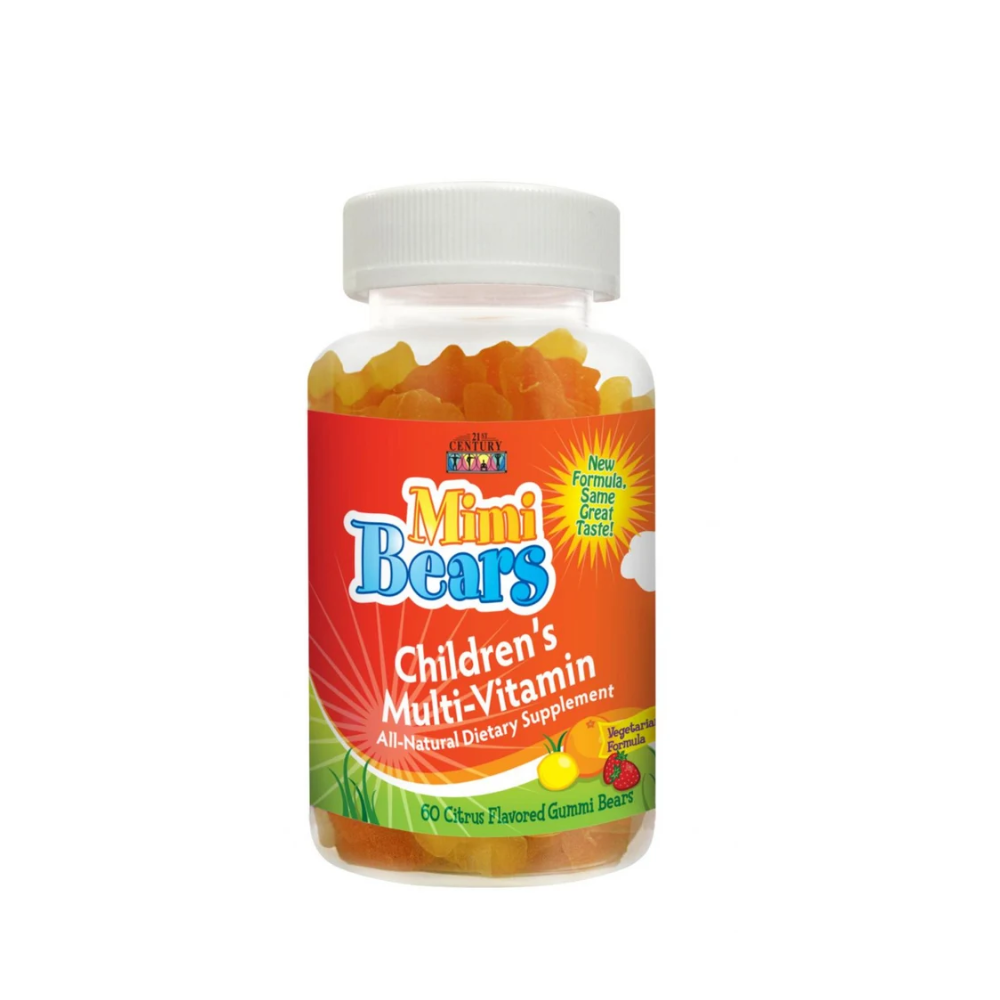 21st Century, Mimi Bears Multivitamin 60 Gummies