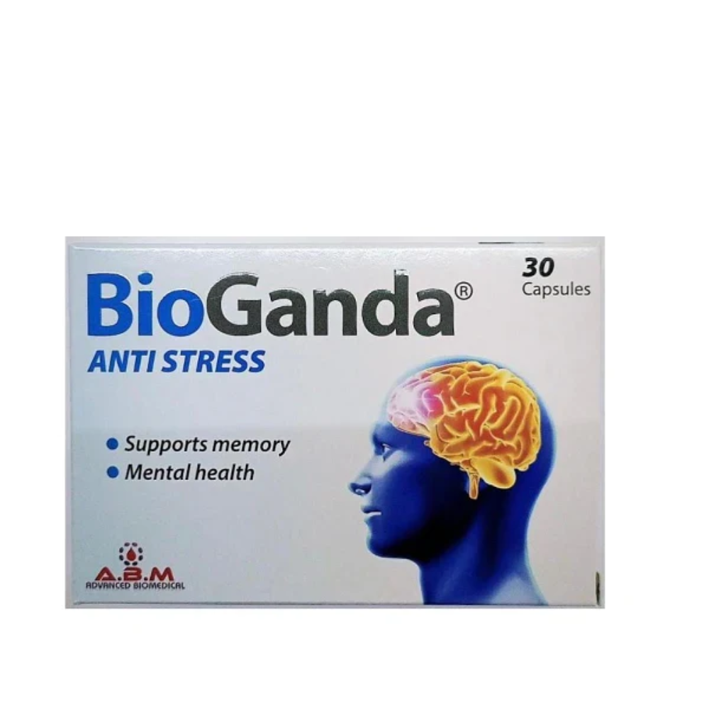 A.B.M, BioGanda Anti-Stress 30 Capsules