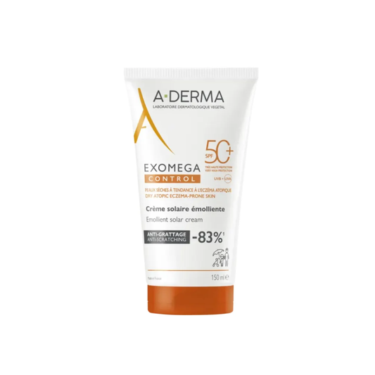 Aderma, Exomega Control Emollient Solar Cream SPF 50+ 150 ML 