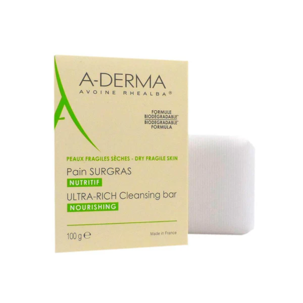 Aderma, Ultra-Rich Cleansing Bar 100 Gr