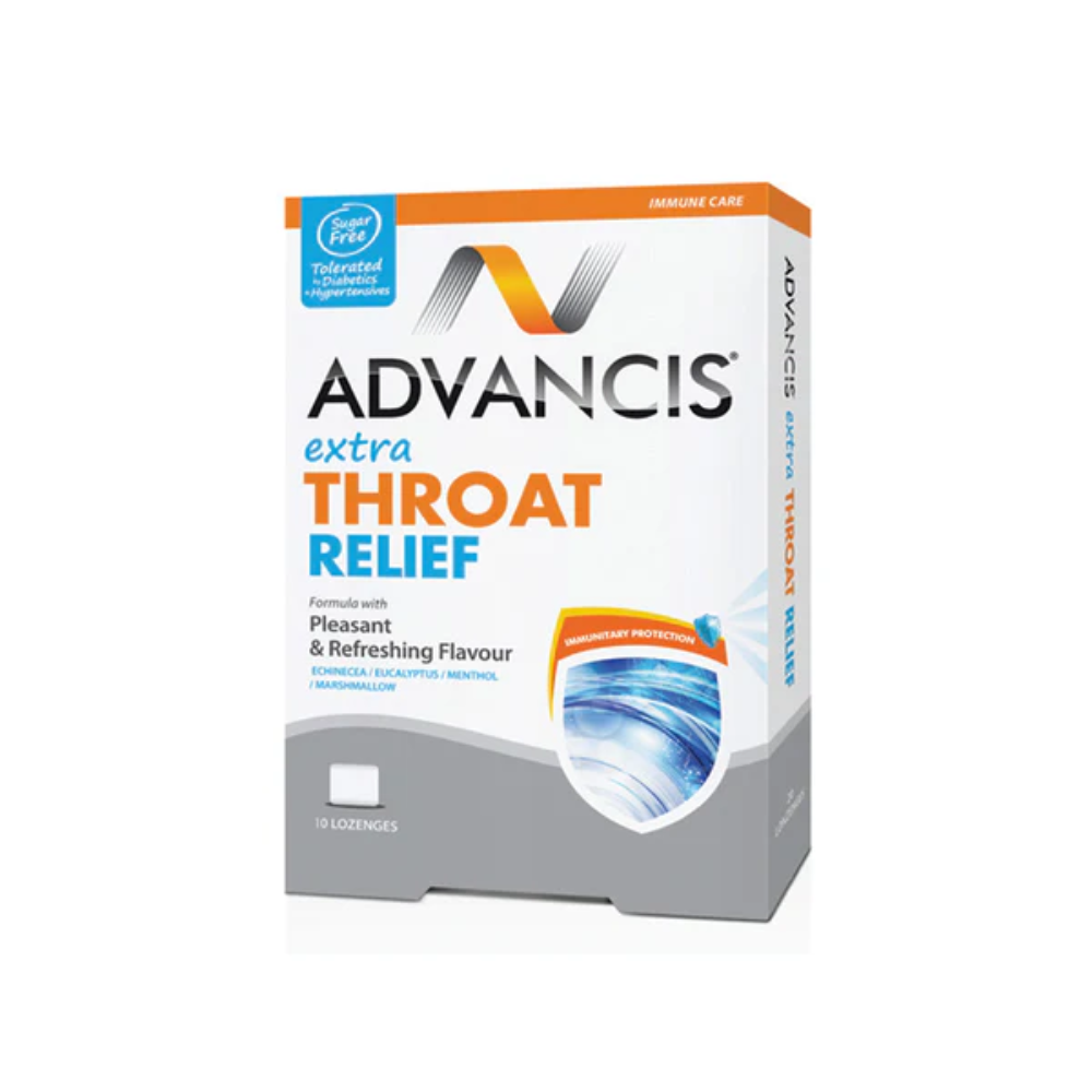 Advancis, Extra Throat Relief 10 Caps