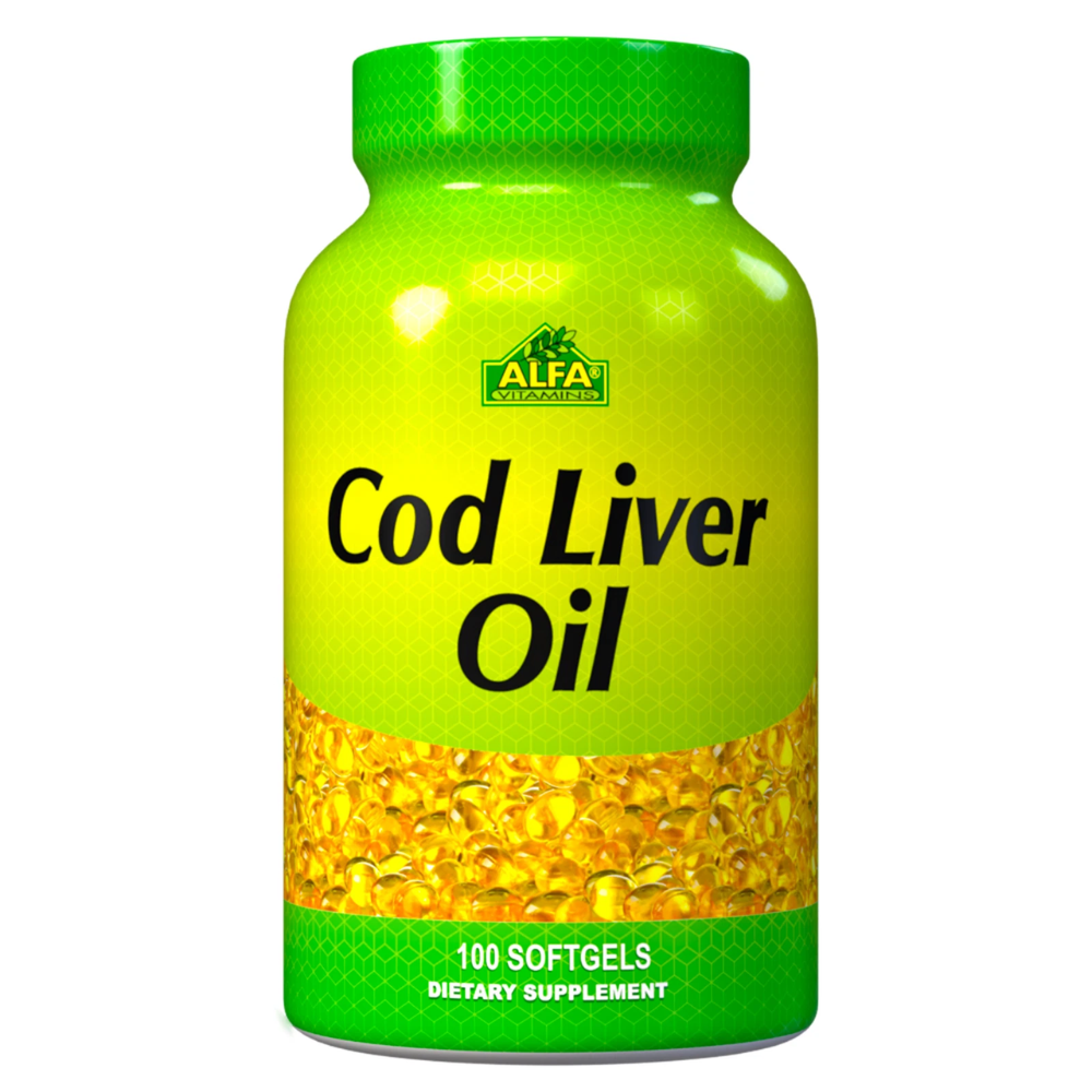 Alfa, Cod Liver Oil 100 Softgels
