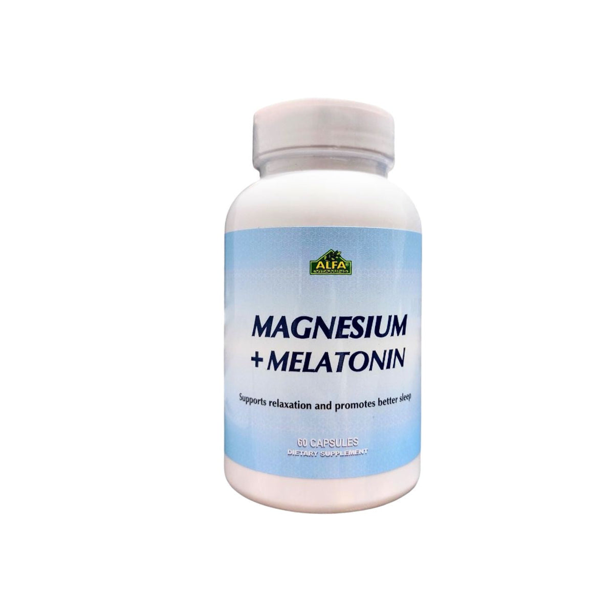 Alfa, Magnesium + Melatonin 60 Capsules