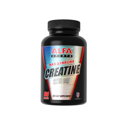 Alfa, Maximum Creatine Muscle Growth 1200 Mg 100 Capsules