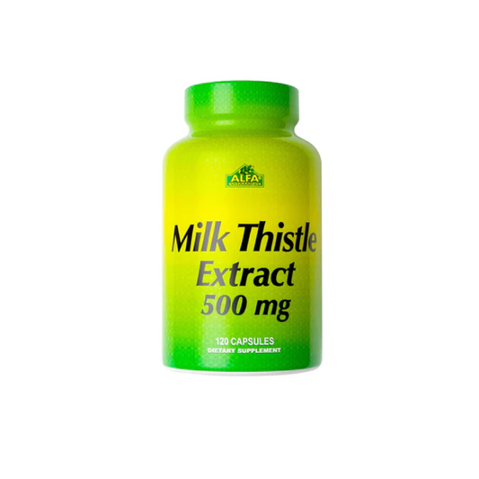 Alfa, Milk Thistle 500mg 120 Caps