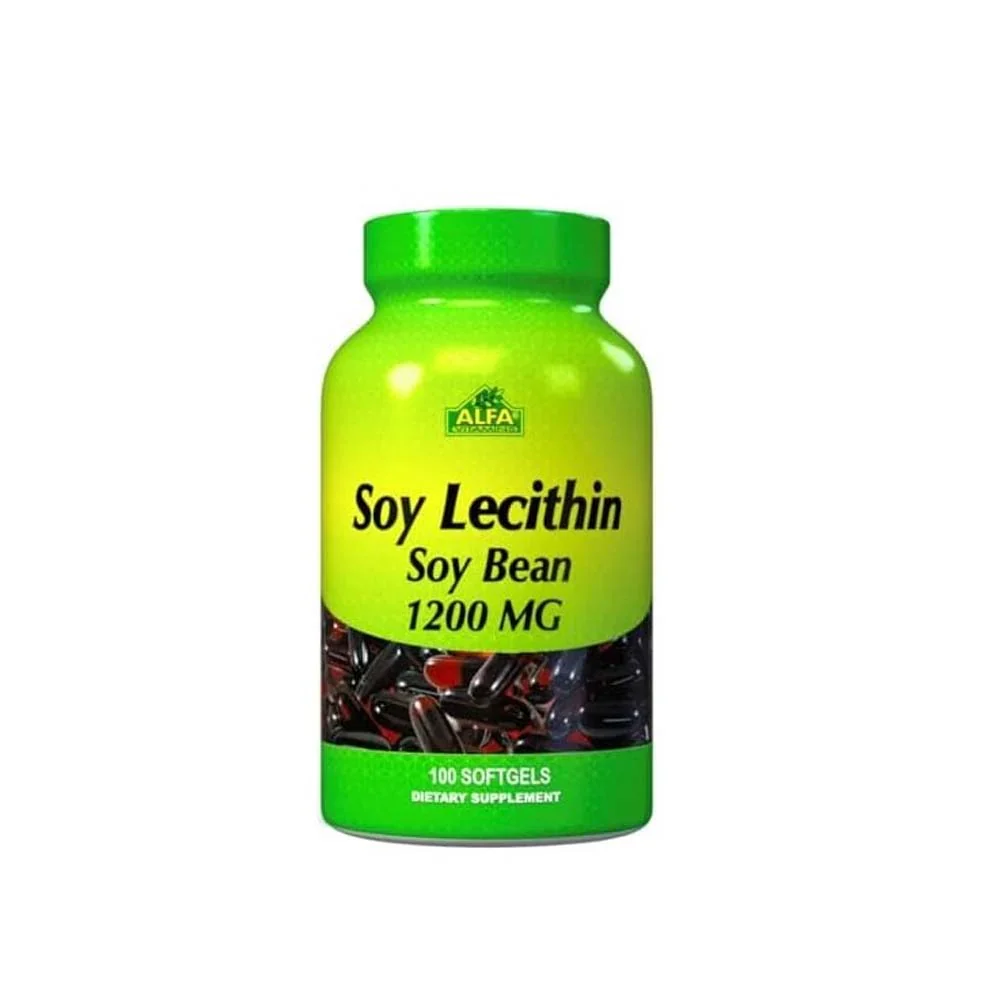 Alfa, Soy Lecithin 1200mg 100 Softgels