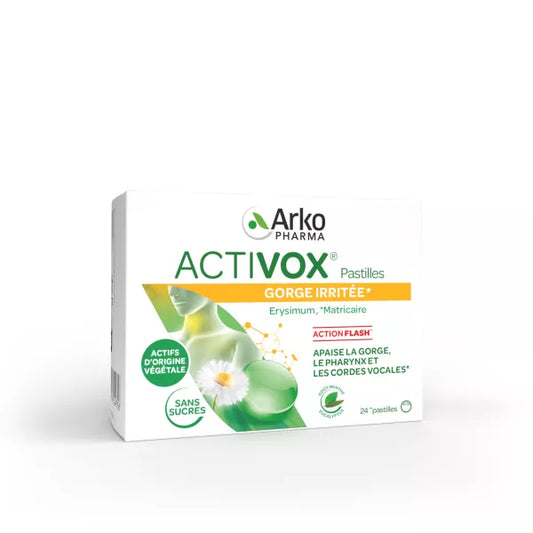 Arkopharma, Activox 24 Lozenges Mint 