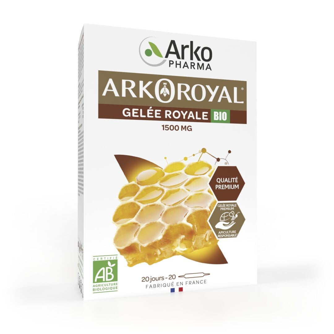 Arkopharma, Arkoroyal Treasures from the Beehive Royal Jelly 1,500mg 20 Vials