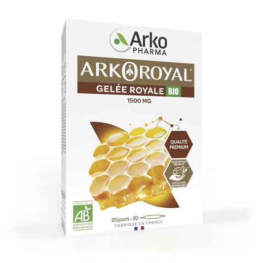 Arkopharma, Arkoroyal Treasures from the Beehive Royal Jelly 1,500mg 20 Vials