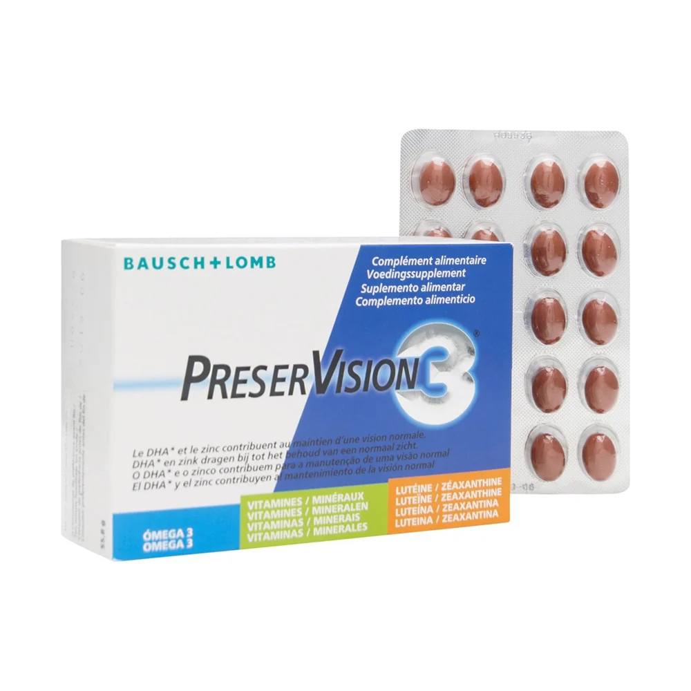 Bausch & Lomb, Preservision 3 60 Capsules