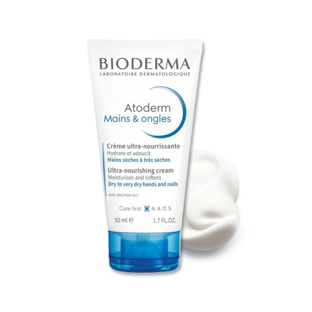 Bioderma, Atoderm Hands & Nails Ultra Repair Cream-50ML