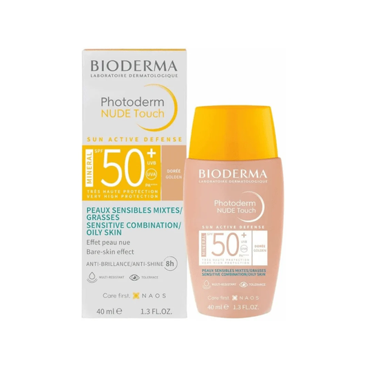 Bioderma, Photoderm Nude Touch Mineral SPF50+ 40ML golden 