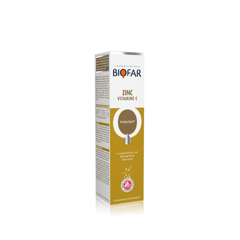 Biofar, Vitamin C + Zinc 20 Tablets