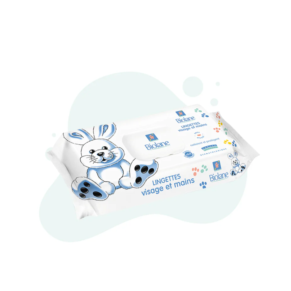 Biolane, Hand And Face Wipes x64 Sheets