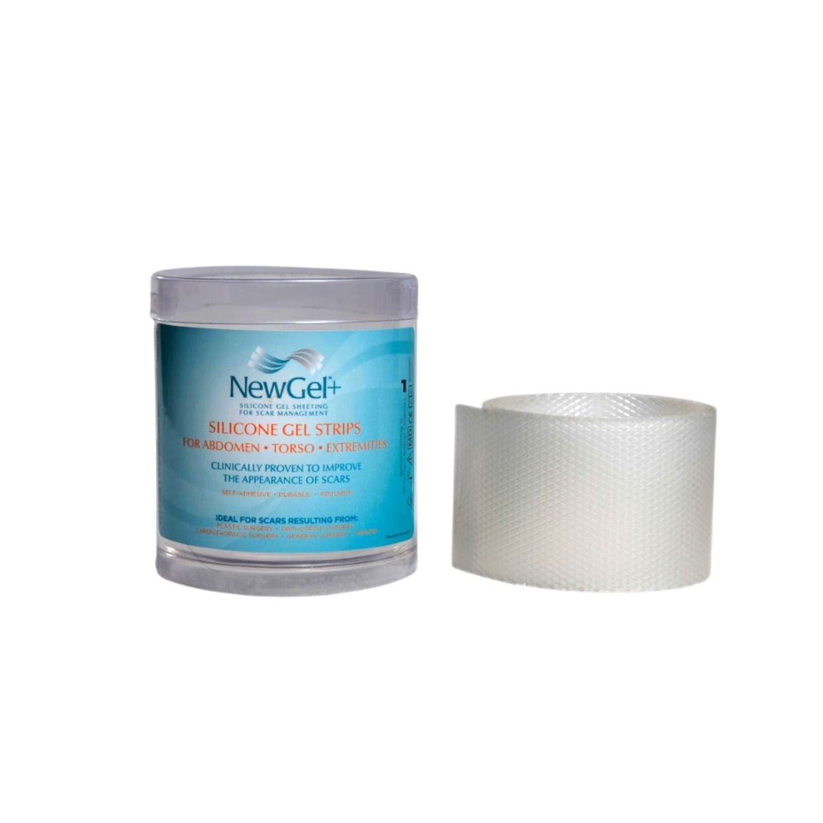 Broadmed, NewGel+ Abdomen Silicone Strip 5.1x61CM