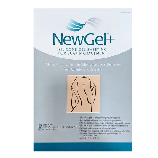 Broadmed, NewGel+ C-Section Curved Strips 5.1x20.3CM 2 Pcs
