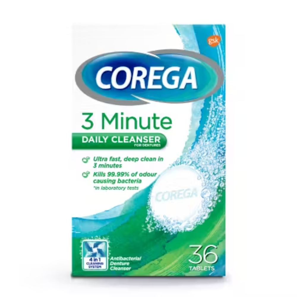 Corega, Denture Cleanser Tablets 36 Tablets
