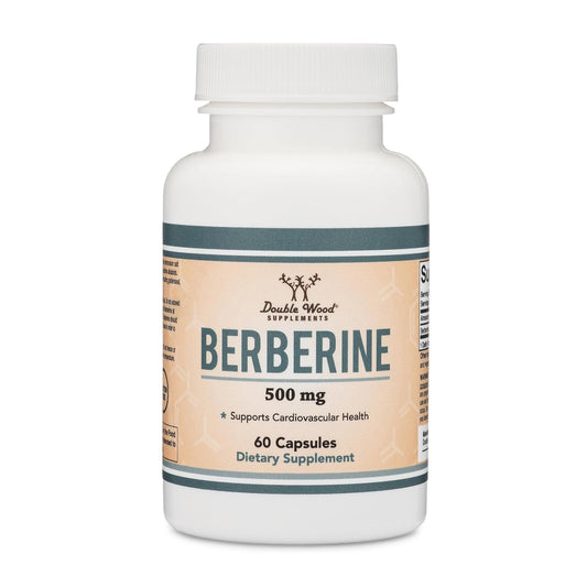 Double Wood, Berberine 500mg 60 Capsules