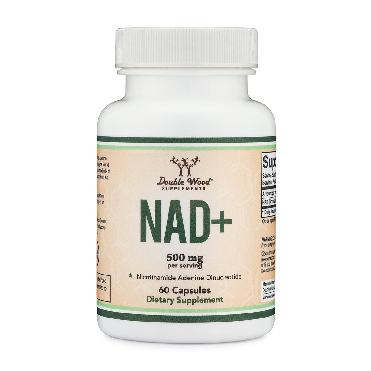 Double Wood, NAD+ 500mg 60 Capsules
