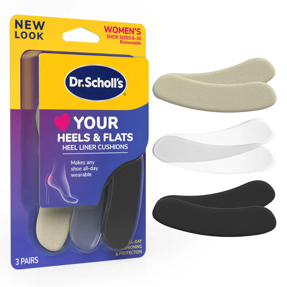 Dr. Scholl's, Love Your Heels & Flats Heel Liner Cushions Variety Pack