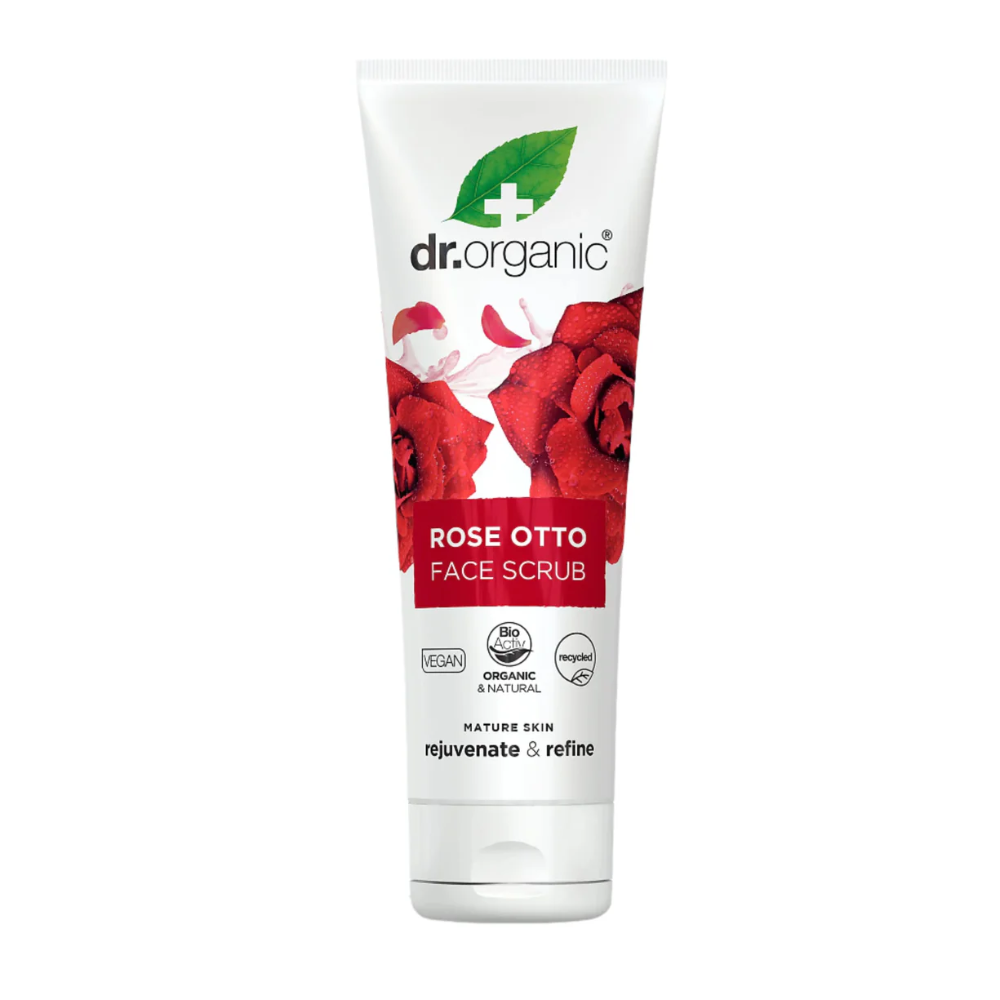 Dr.organic, Rose Otto Face Scrub 125ML
