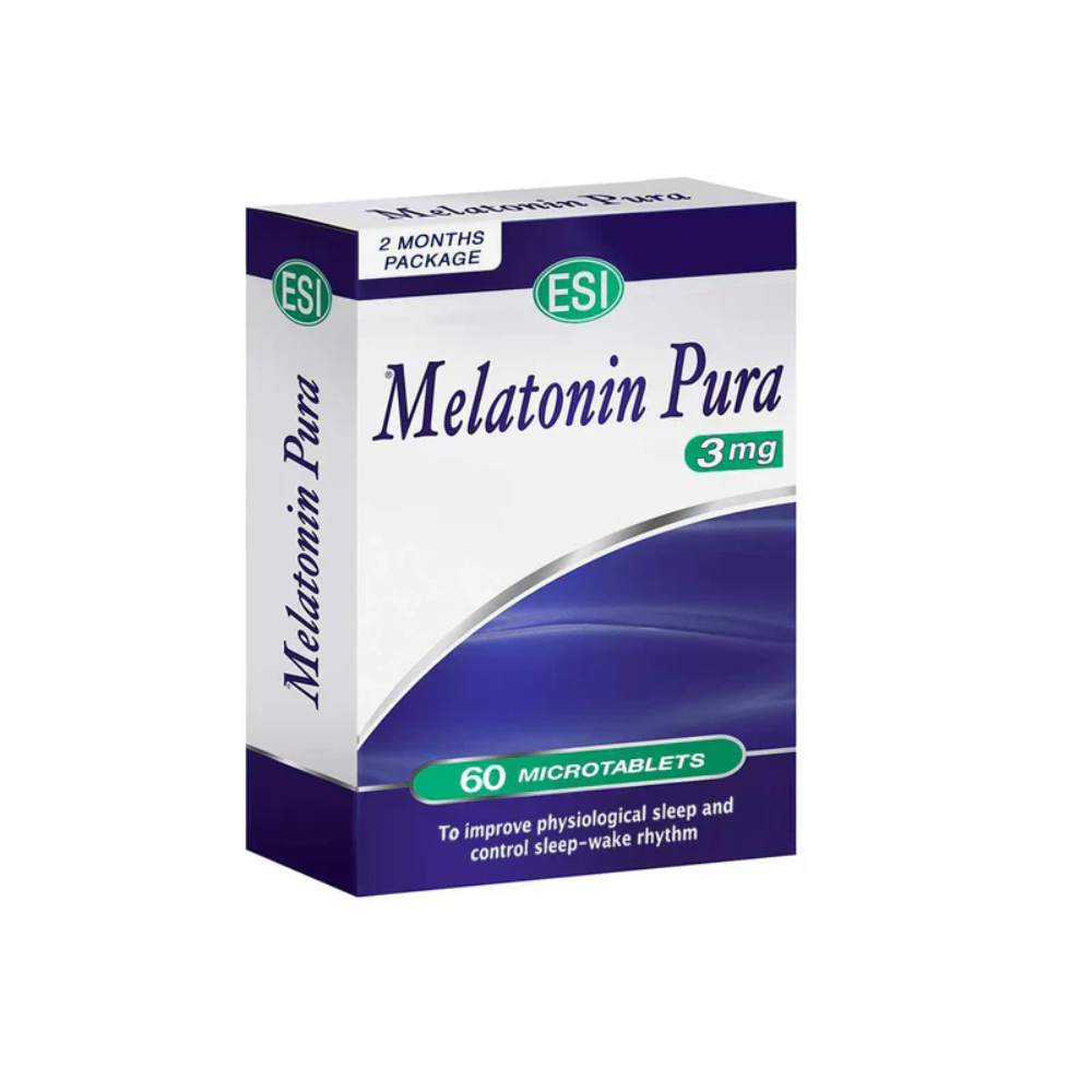 ESI, Melatonin Pura 3 Mg 60 Tablets