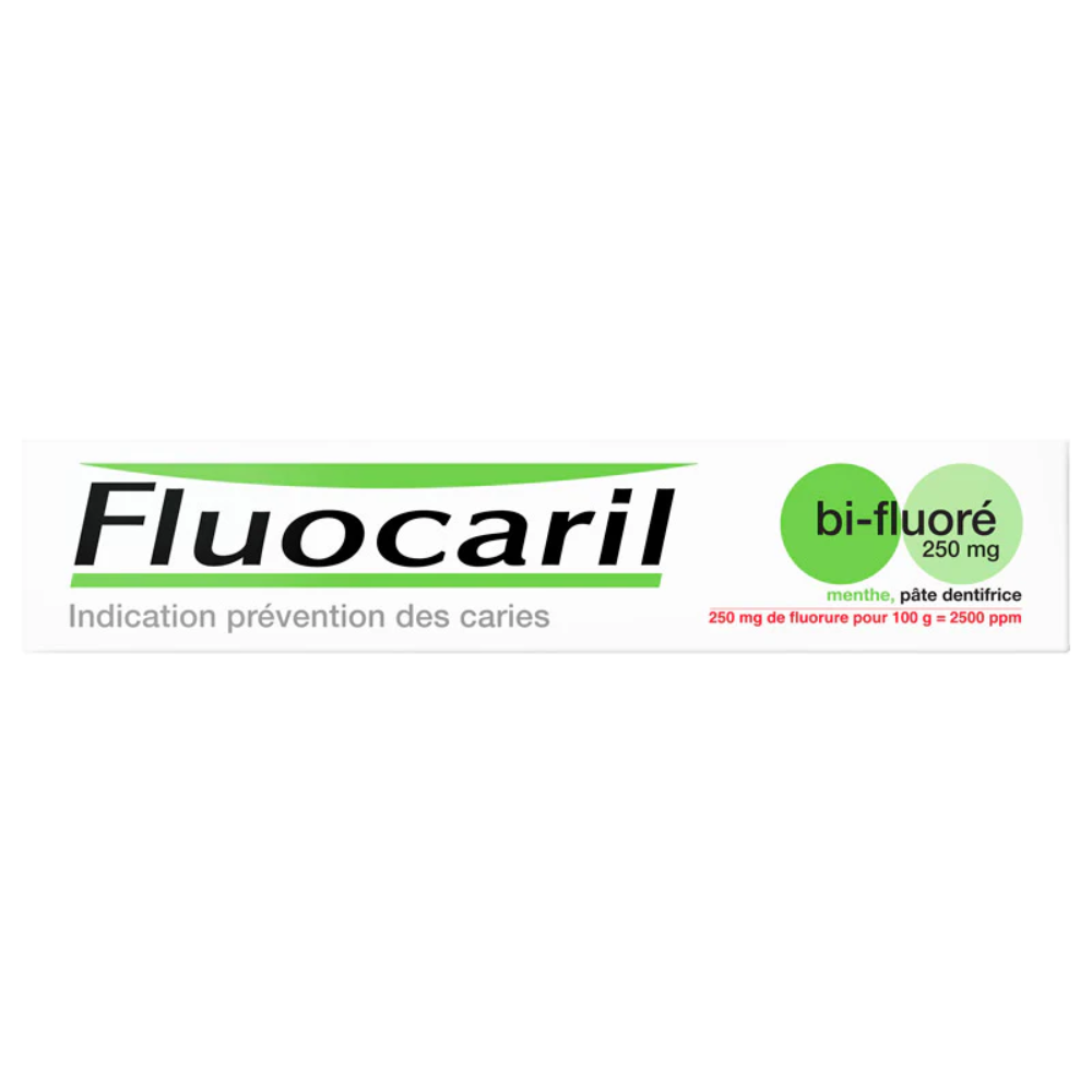 Fluocaril, Bi-Fluore 250 Mg Mint Toothpaste 75 ML