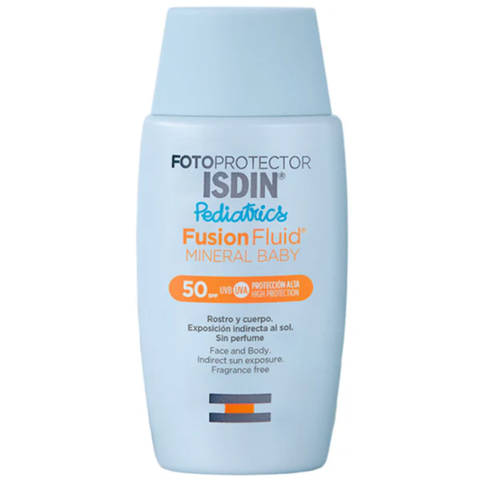 Isdin, Fotoprotector Pediatrics Fusion Fluid Mineral Baby SPF50+-50ML