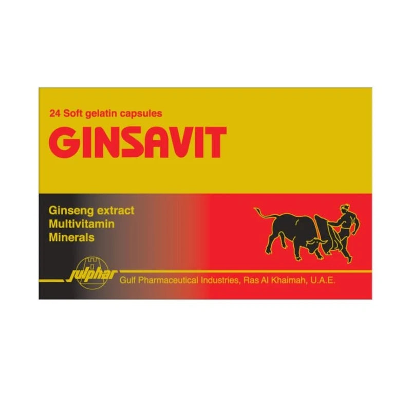 Julphar, Ginsavit 24 Capsules