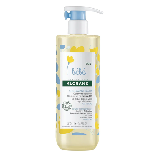 Klorane, Baby Gentle Foaming Gel for Body and Hair 500ML