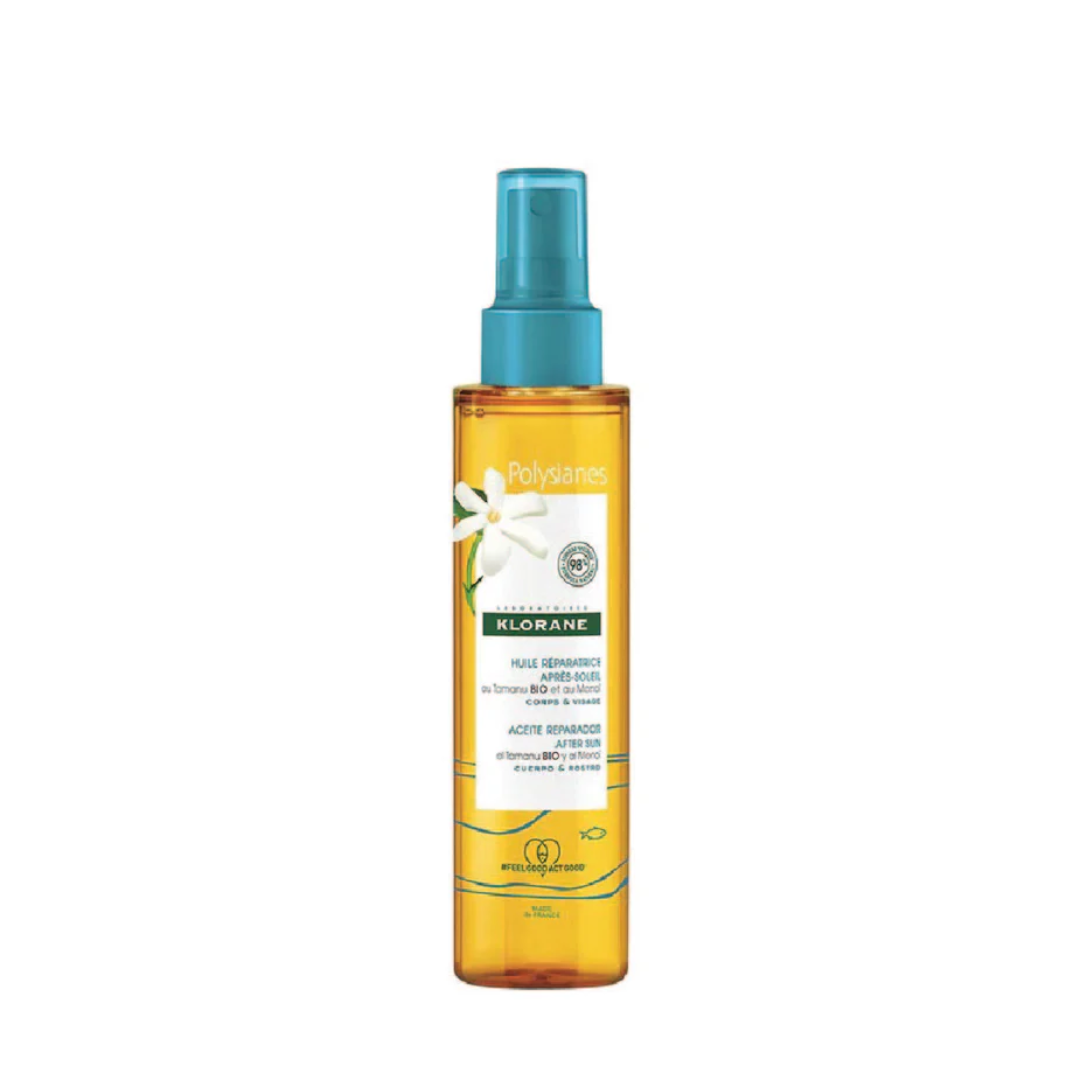 Klorane, Polysianes After-Sun Repair Oil for Body and Face 150 ml